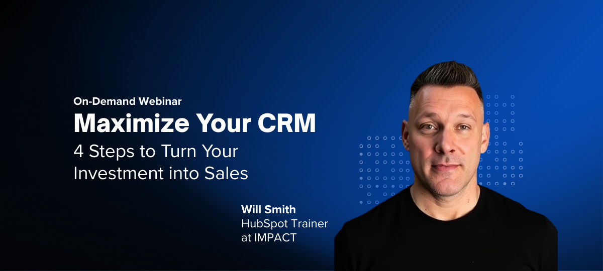 Maximize Your CRM LP graphic